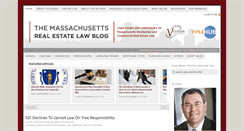Desktop Screenshot of massrealestatelawblog.com